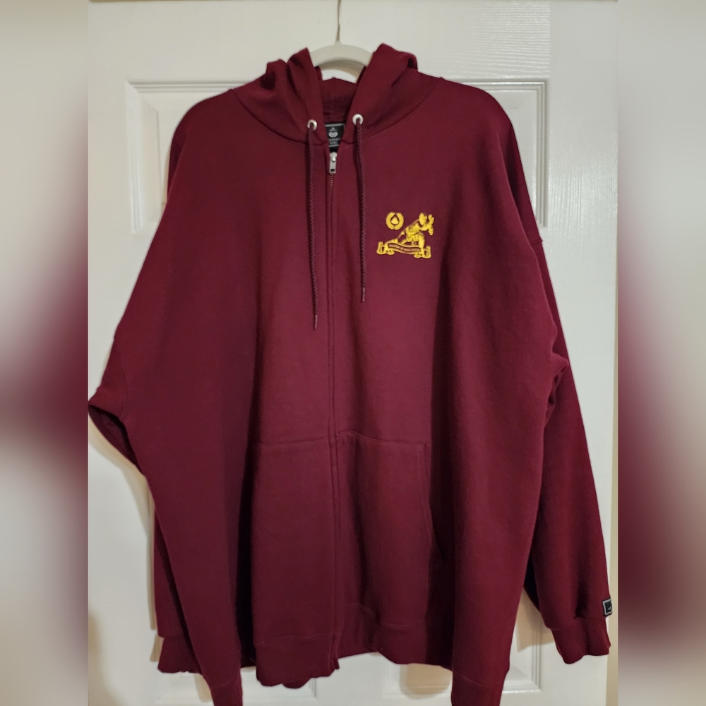 2XL Burgundy Acropolis Hoodie